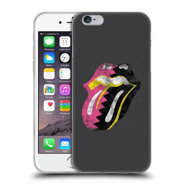 The Rolling Stones Albums Girls Pop Art Tongue Solo Soft Gel Case for Apple iPhone 6 / iPhone 6s