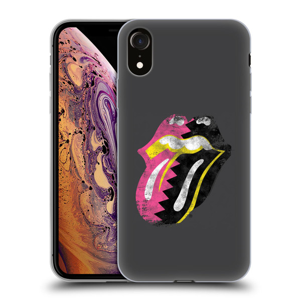 The Rolling Stones Albums Girls Pop Art Tongue Solo Soft Gel Case for Apple iPhone XR