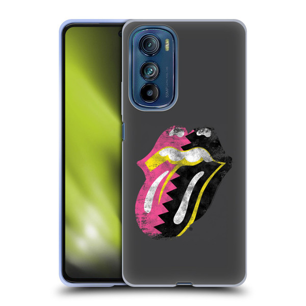 The Rolling Stones Albums Girls Pop Art Tongue Solo Soft Gel Case for Motorola Edge 30