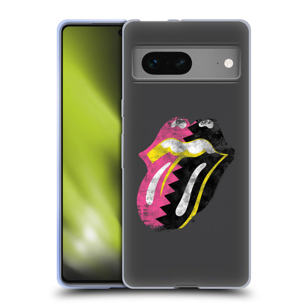 The Rolling Stones Albums Girls Pop Art Tongue Solo Soft Gel Case for Google Pixel 7