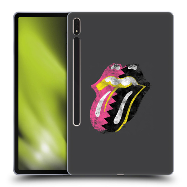 The Rolling Stones Albums Girls Pop Art Tongue Solo Soft Gel Case for Samsung Galaxy Tab S8 Plus