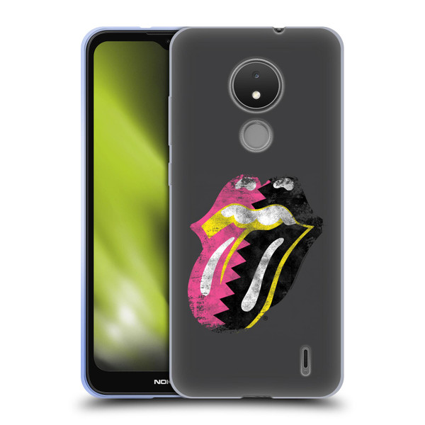 The Rolling Stones Albums Girls Pop Art Tongue Solo Soft Gel Case for Nokia C21
