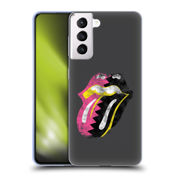 The Rolling Stones Albums Girls Pop Art Tongue Solo Soft Gel Case for Samsung Galaxy S21+ 5G
