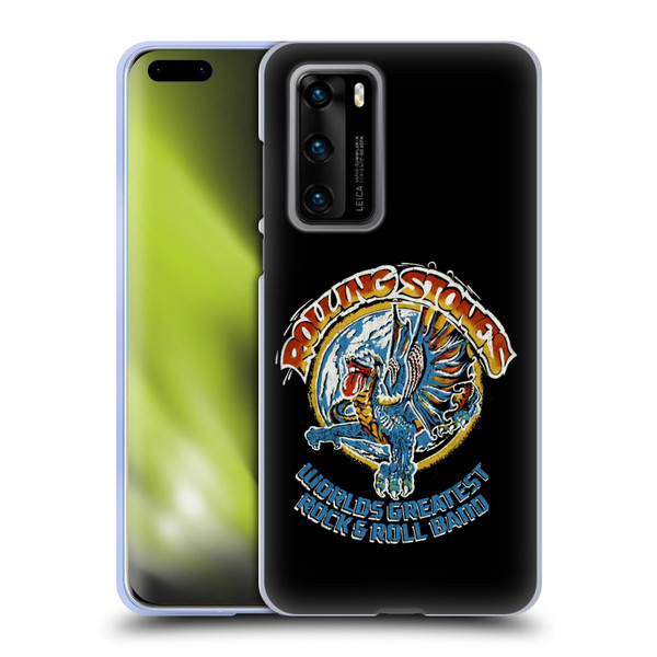 The Rolling Stones Graphics Greatest Rock And Roll Band Soft Gel Case for Huawei P40 5G