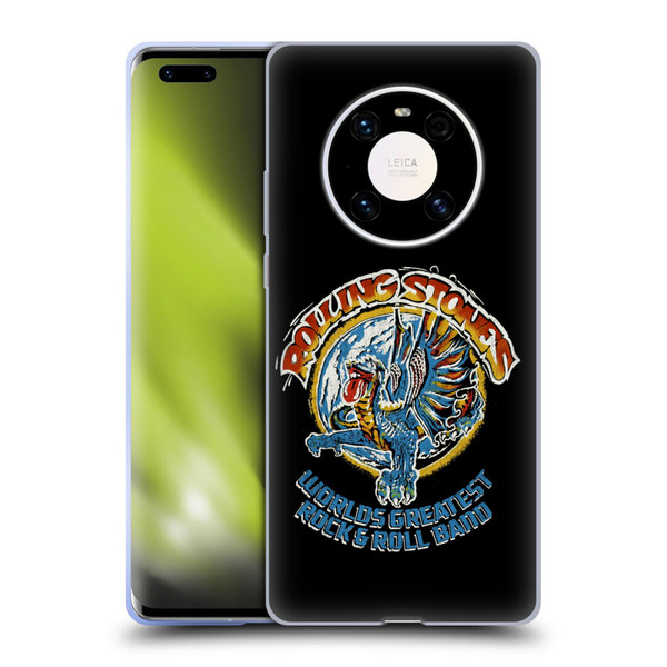 The Rolling Stones Graphics Greatest Rock And Roll Band Soft Gel Case for Huawei Mate 40 Pro 5G
