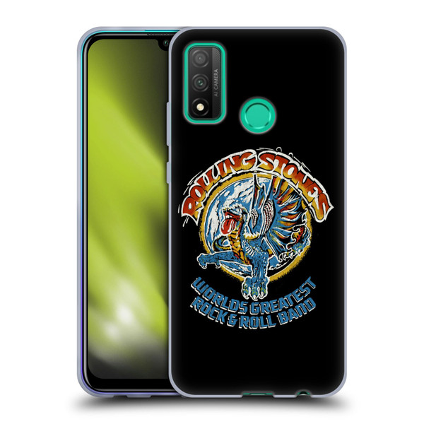 The Rolling Stones Graphics Greatest Rock And Roll Band Soft Gel Case for Huawei P Smart (2020)