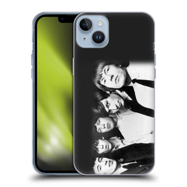 The Rolling Stones Graphics Classic Group Photo Soft Gel Case for Apple iPhone 14 Plus