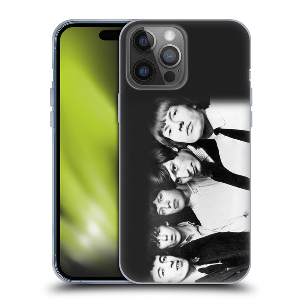 The Rolling Stones Graphics Classic Group Photo Soft Gel Case for Apple iPhone 14 Pro Max