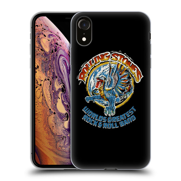 The Rolling Stones Graphics Greatest Rock And Roll Band Soft Gel Case for Apple iPhone XR