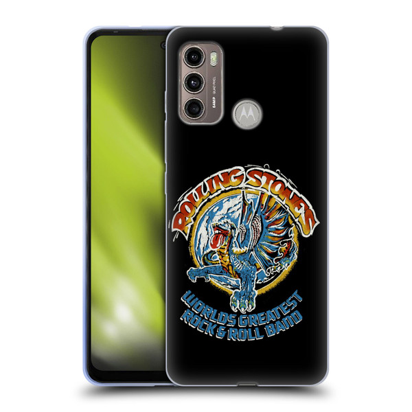 The Rolling Stones Graphics Greatest Rock And Roll Band Soft Gel Case for Motorola Moto G60 / Moto G40 Fusion