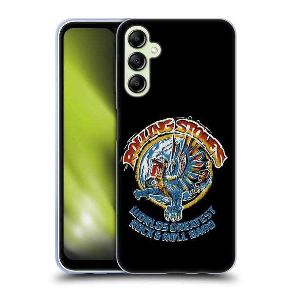 The Rolling Stones Graphics Greatest Rock And Roll Band Soft Gel Case for Samsung Galaxy A14 5G