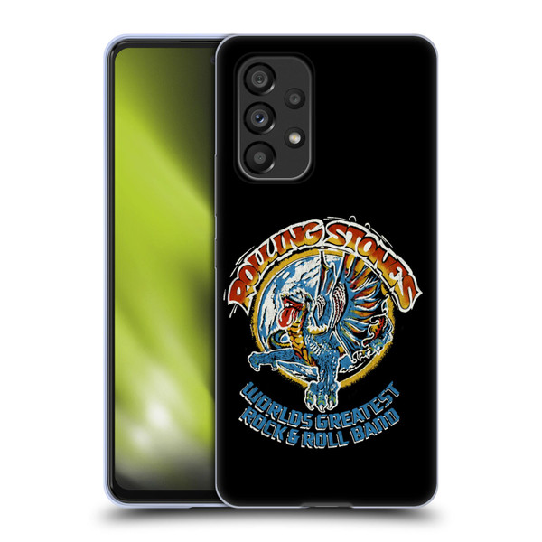 The Rolling Stones Graphics Greatest Rock And Roll Band Soft Gel Case for Samsung Galaxy A53 5G (2022)
