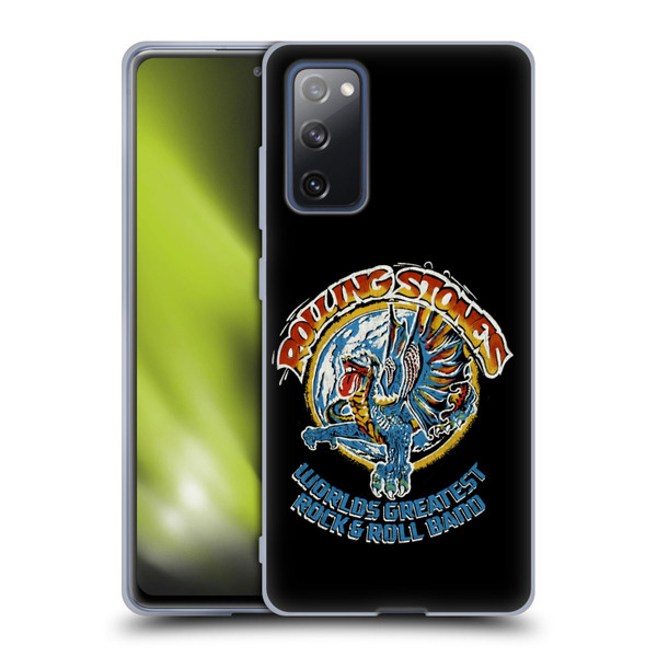 The Rolling Stones Graphics Greatest Rock And Roll Band Soft Gel Case for Samsung Galaxy S20 FE / 5G