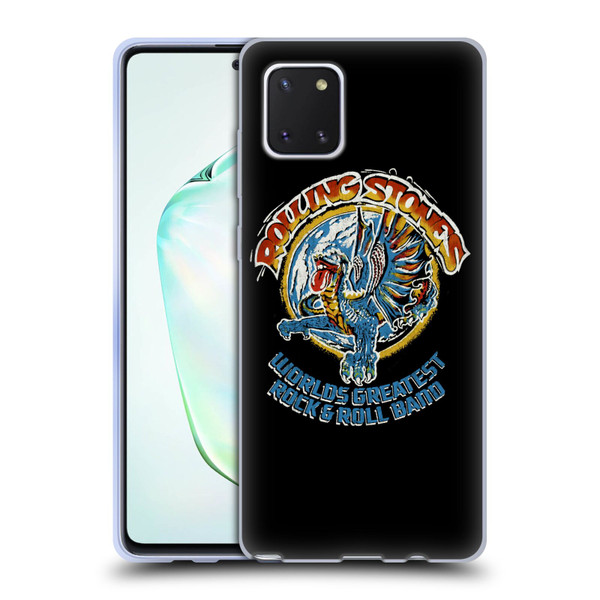 The Rolling Stones Graphics Greatest Rock And Roll Band Soft Gel Case for Samsung Galaxy Note10 Lite
