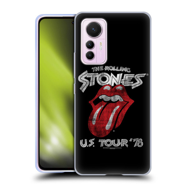 The Rolling Stones Key Art US Tour 78 Soft Gel Case for Xiaomi 12 Lite