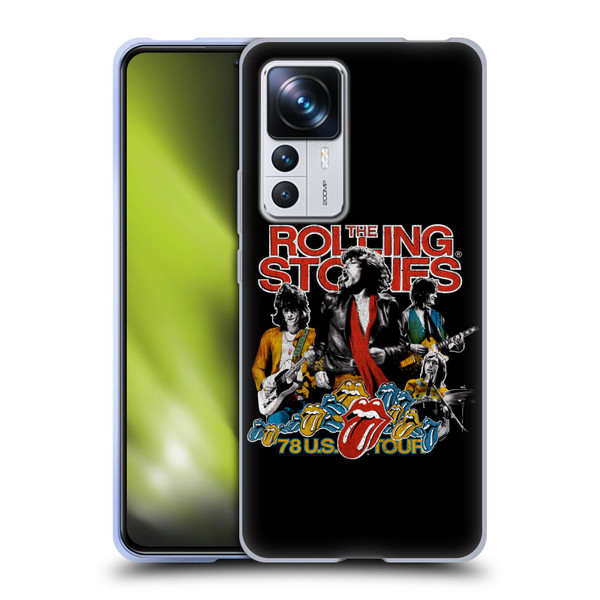 The Rolling Stones Key Art 78 US Tour Vintage Soft Gel Case for Xiaomi 12T Pro