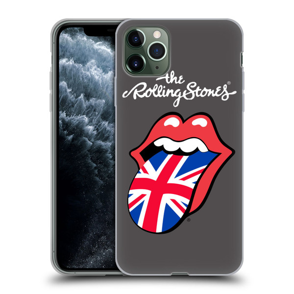 The Rolling Stones International Licks 1 United Kingdom Soft Gel Case for Apple iPhone 11 Pro Max