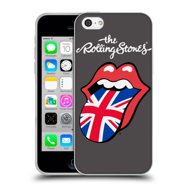 The Rolling Stones International Licks 1 United Kingdom Soft Gel Case for Apple iPhone 5c