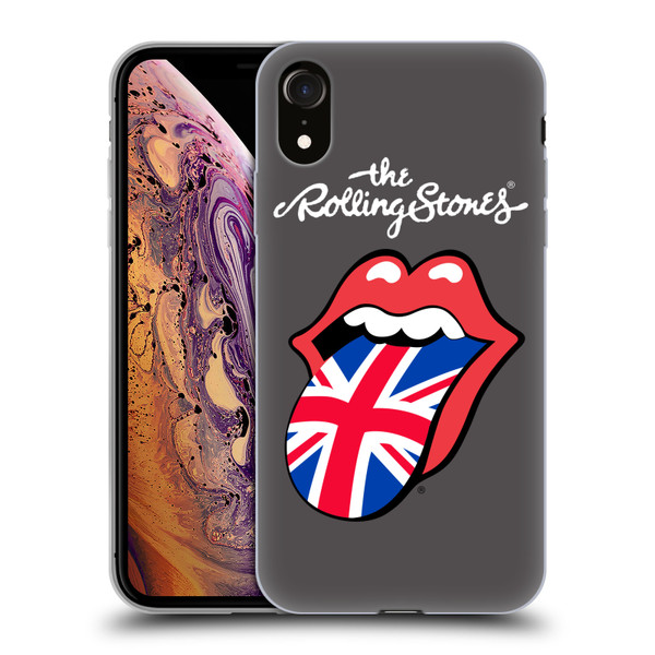 The Rolling Stones International Licks 1 United Kingdom Soft Gel Case for Apple iPhone XR