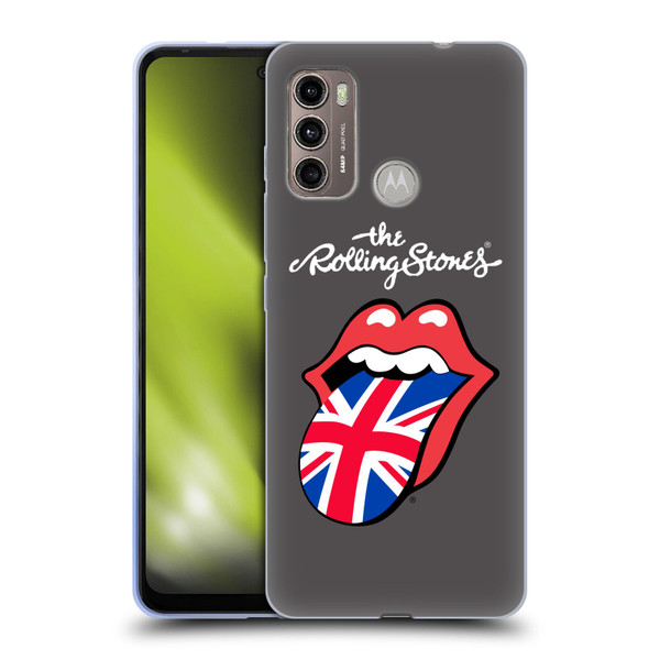The Rolling Stones International Licks 1 United Kingdom Soft Gel Case for Motorola Moto G60 / Moto G40 Fusion