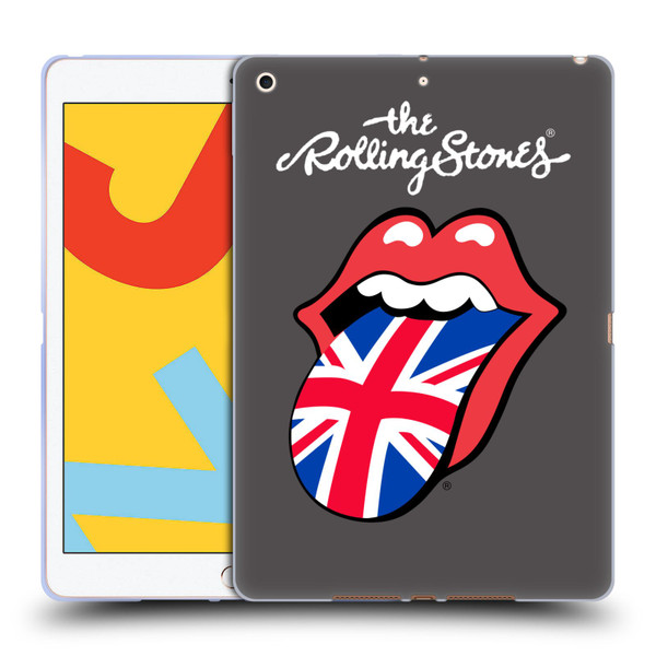 The Rolling Stones International Licks 1 United Kingdom Soft Gel Case for Apple iPad 10.2 2019/2020/2021