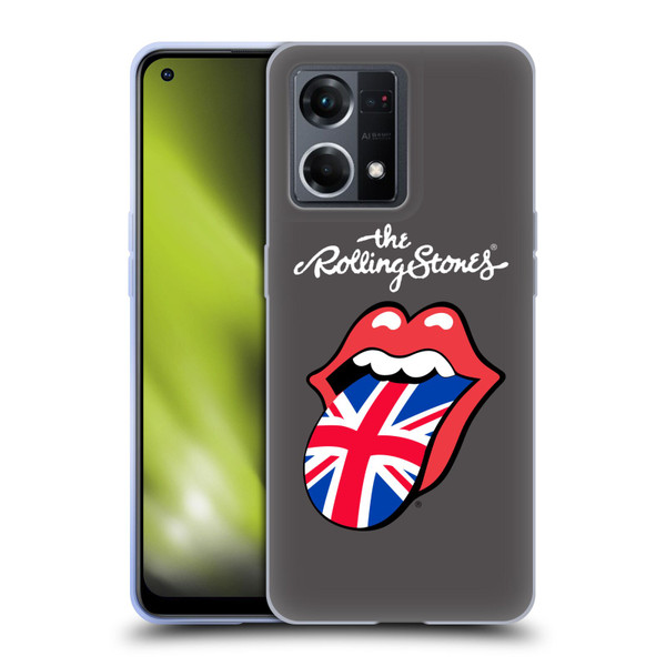 The Rolling Stones International Licks 1 United Kingdom Soft Gel Case for OPPO Reno8 4G