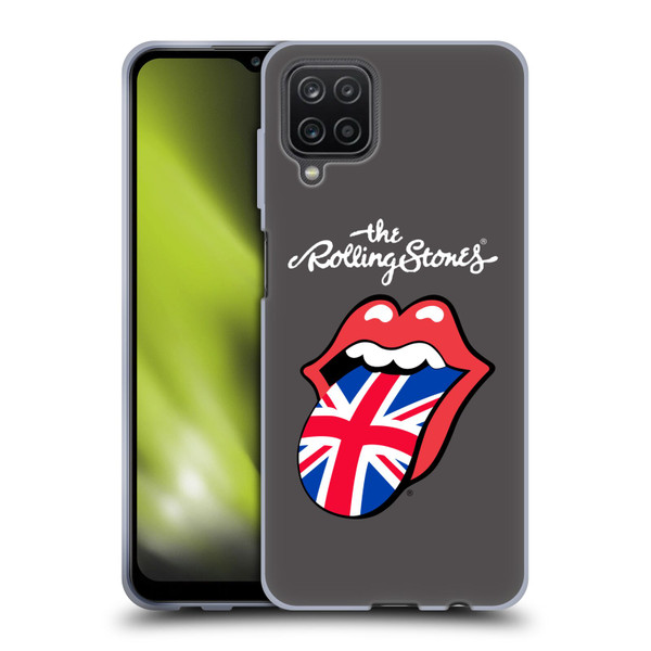 The Rolling Stones International Licks 1 United Kingdom Soft Gel Case for Samsung Galaxy A12 (2020)