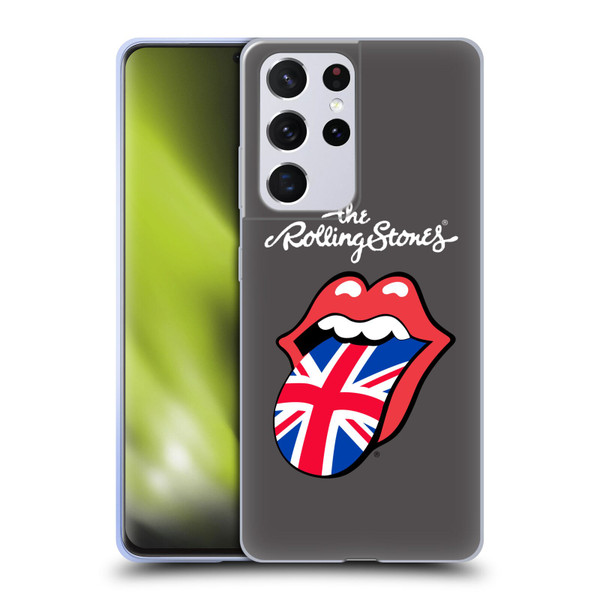 The Rolling Stones International Licks 1 United Kingdom Soft Gel Case for Samsung Galaxy S21 Ultra 5G