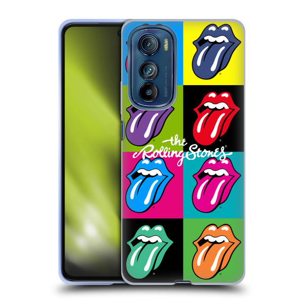The Rolling Stones Licks Collection Pop Art 1 Soft Gel Case for Motorola Edge 30