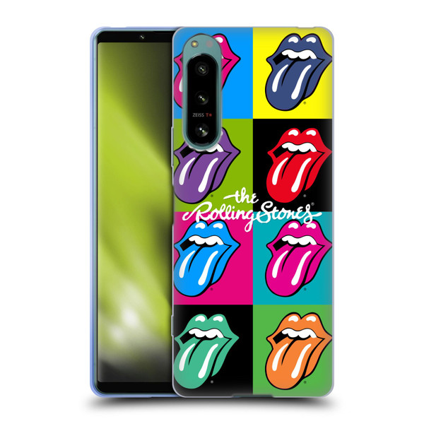 The Rolling Stones Licks Collection Pop Art 1 Soft Gel Case for Sony Xperia 5 IV