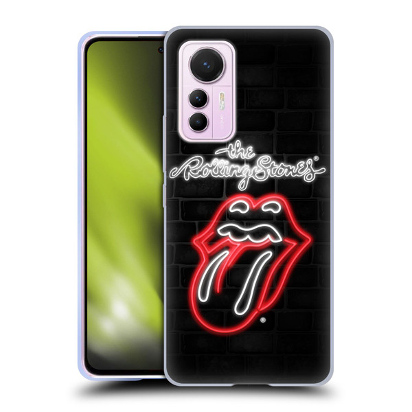 The Rolling Stones Licks Collection Neon Soft Gel Case for Xiaomi 12 Lite