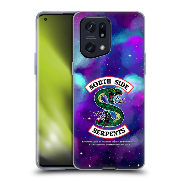 Riverdale South Side Serpents Nebula Logo 1 Soft Gel Case for OPPO Find X5 Pro