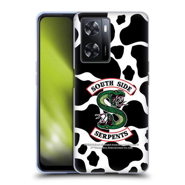 Riverdale South Side Serpents Cow Logo Soft Gel Case for OPPO A57s