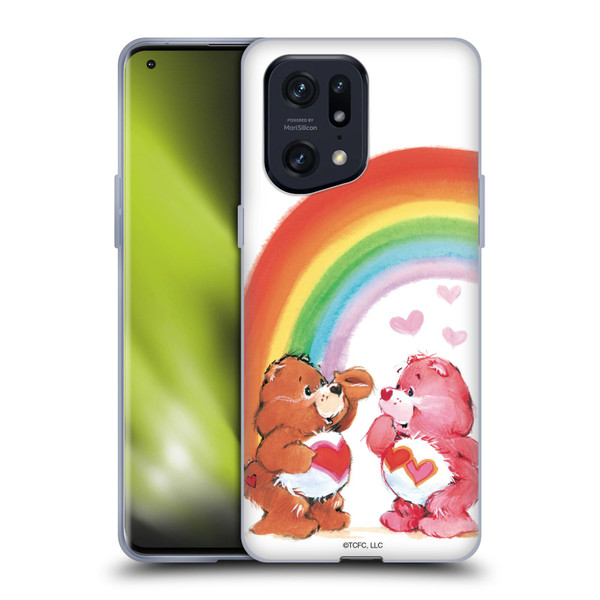 Care Bears Classic Rainbow Soft Gel Case for OPPO Find X5 Pro