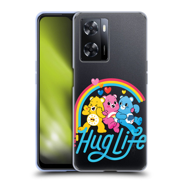 Care Bears Graphics Group Hug Life Soft Gel Case for OPPO A57s