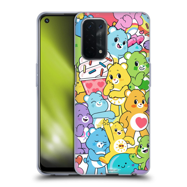 Care Bears Sweet And Savory Character Pattern Soft Gel Case for OPPO A54 5G