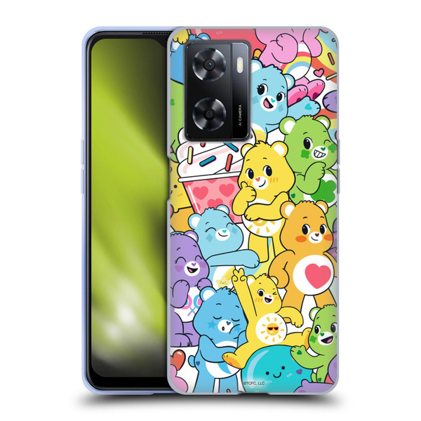 Care Bears Sweet And Savory Character Pattern Soft Gel Case for OPPO A57s