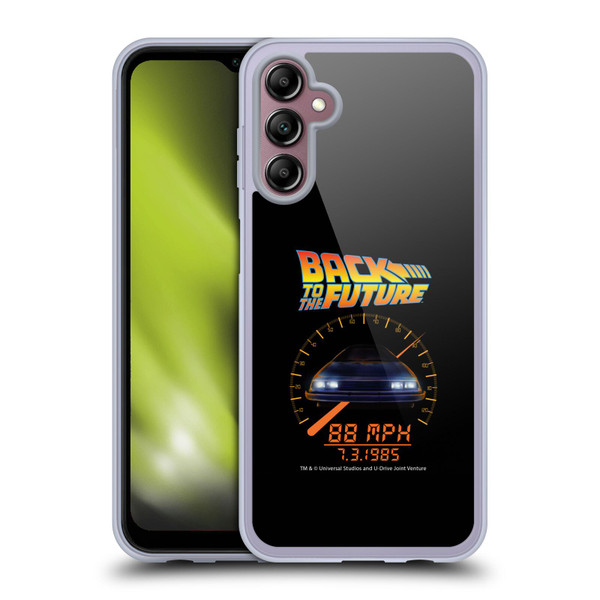 Back to the Future I Quotes Speed Soft Gel Case for Samsung Galaxy A14 5G