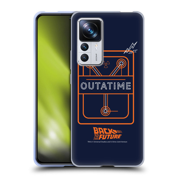 Back to the Future I Quotes Outatime Soft Gel Case for Xiaomi 12T Pro