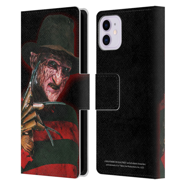 A Nightmare On Elm Street 2 Freddy's Revenge Graphics Key Art Leather Book Wallet Case Cover For Apple iPhone 11