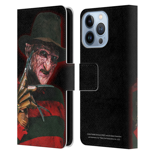 A Nightmare On Elm Street 2 Freddy's Revenge Graphics Key Art Leather Book Wallet Case Cover For Apple iPhone 13 Pro
