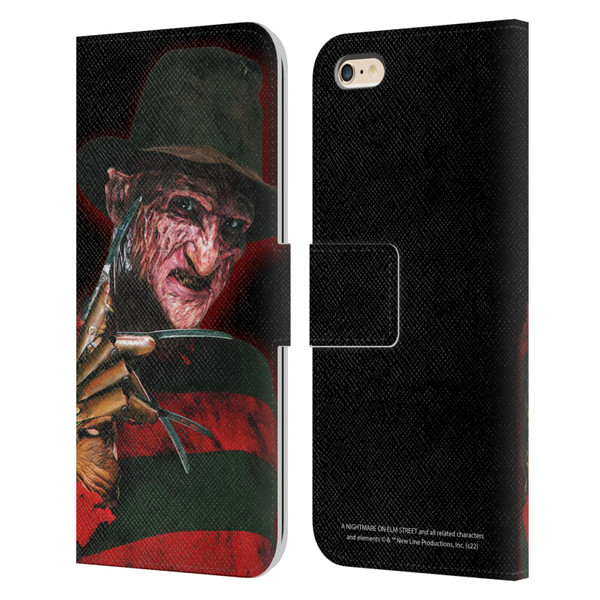 A Nightmare On Elm Street 2 Freddy's Revenge Graphics Key Art Leather Book Wallet Case Cover For Apple iPhone 6 Plus / iPhone 6s Plus