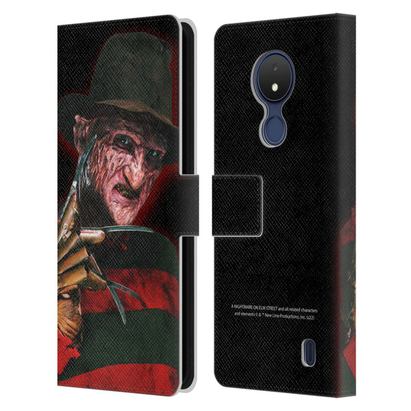 A Nightmare On Elm Street 2 Freddy's Revenge Graphics Key Art Leather Book Wallet Case Cover For Nokia C21