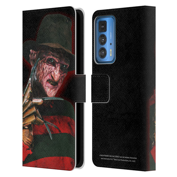 A Nightmare On Elm Street 2 Freddy's Revenge Graphics Key Art Leather Book Wallet Case Cover For Motorola Edge 20 Pro