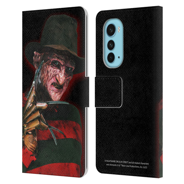 A Nightmare On Elm Street 2 Freddy's Revenge Graphics Key Art Leather Book Wallet Case Cover For Motorola Edge (2022)