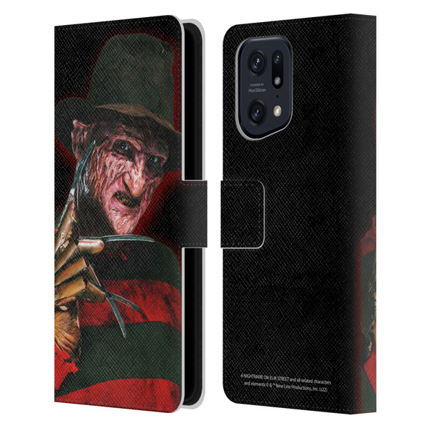 A Nightmare On Elm Street 2 Freddy's Revenge Graphics Key Art Leather Book Wallet Case Cover For OPPO Find X5 Pro