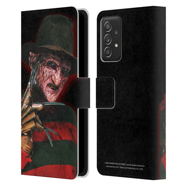 A Nightmare On Elm Street 2 Freddy's Revenge Graphics Key Art Leather Book Wallet Case Cover For Samsung Galaxy A52 / A52s / 5G (2021)