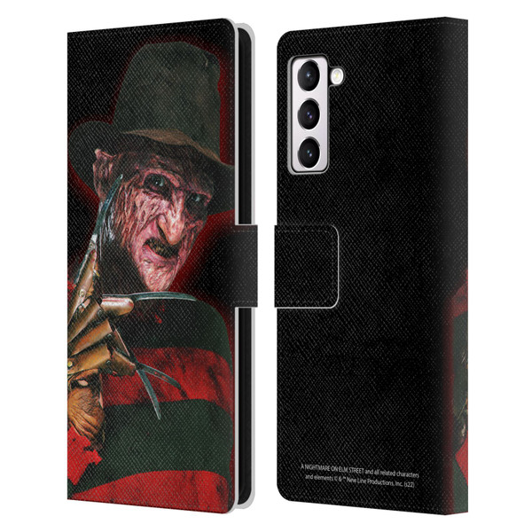 A Nightmare On Elm Street 2 Freddy's Revenge Graphics Key Art Leather Book Wallet Case Cover For Samsung Galaxy S21+ 5G