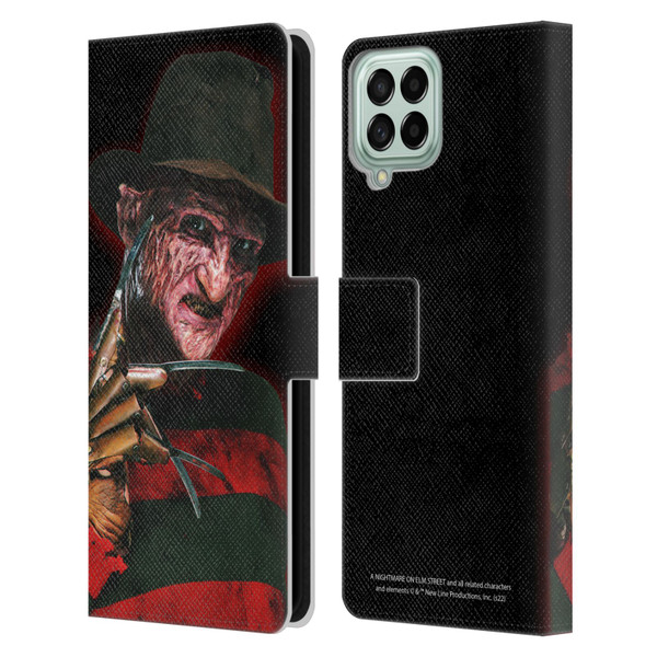A Nightmare On Elm Street 2 Freddy's Revenge Graphics Key Art Leather Book Wallet Case Cover For Samsung Galaxy M33 (2022)
