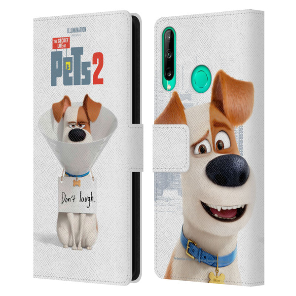 The Secret Life of Pets 2 Character Posters Max Jack Russell Dog Leather Book Wallet Case Cover For Huawei P40 lite E